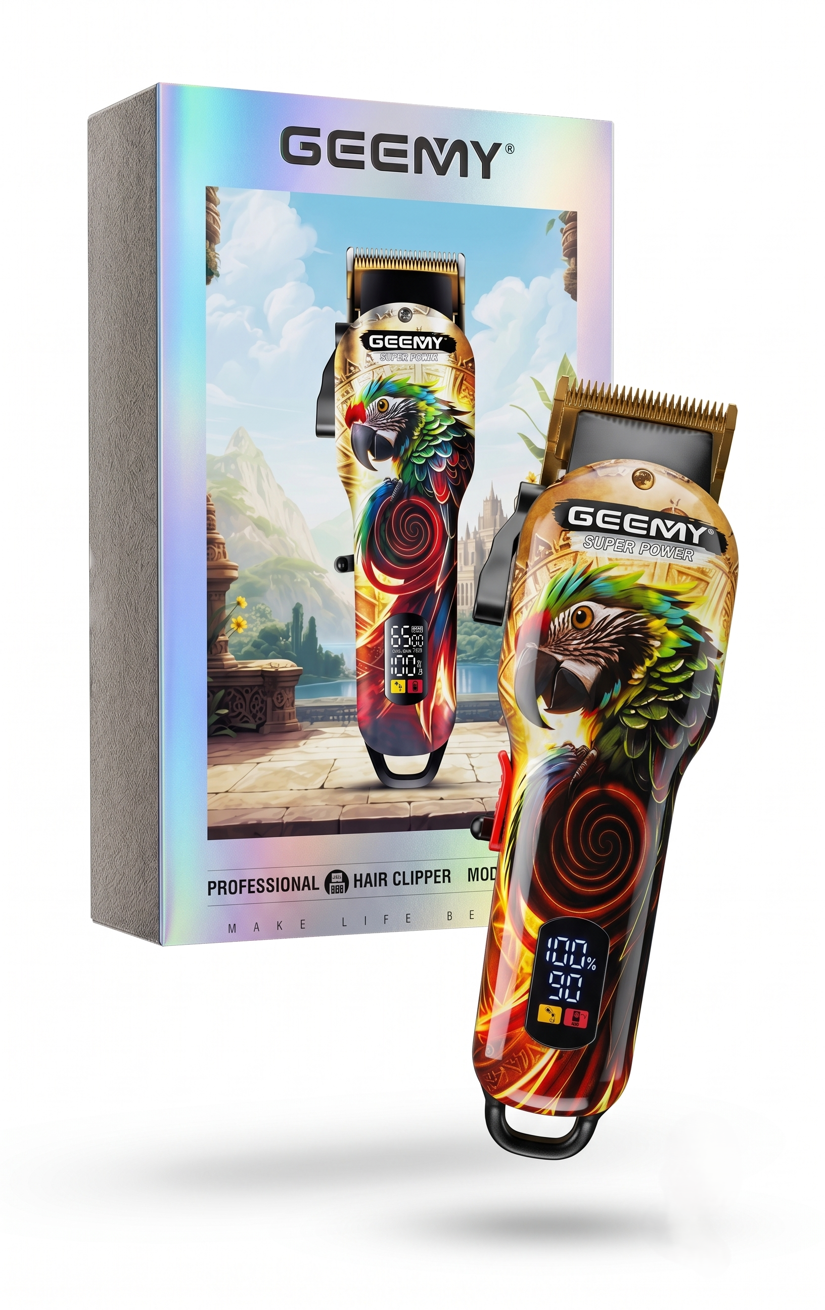 Geemy grade hair trimmer and clipper GM-8101