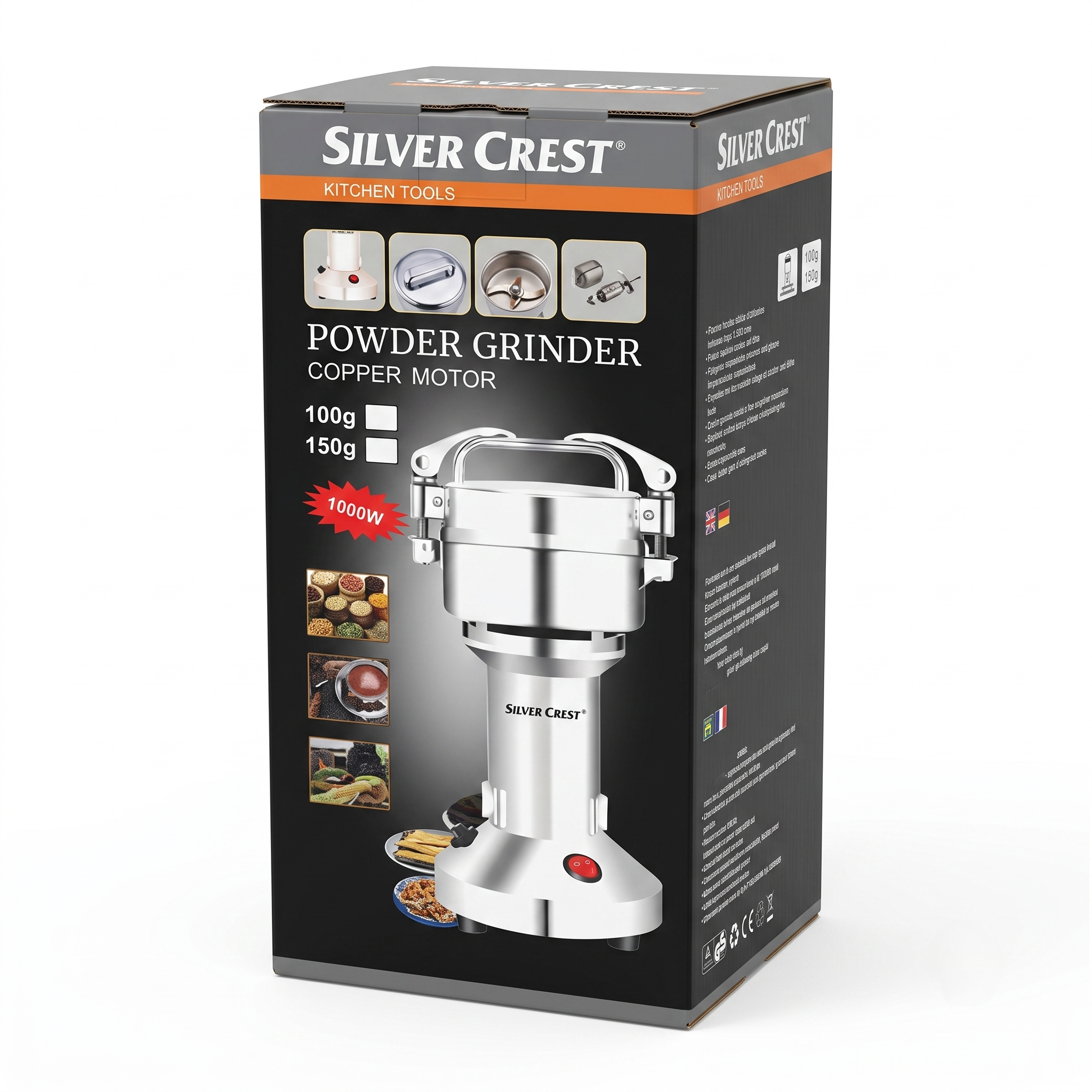 Silver Crest Powder Grinder Powder Grinder 150g