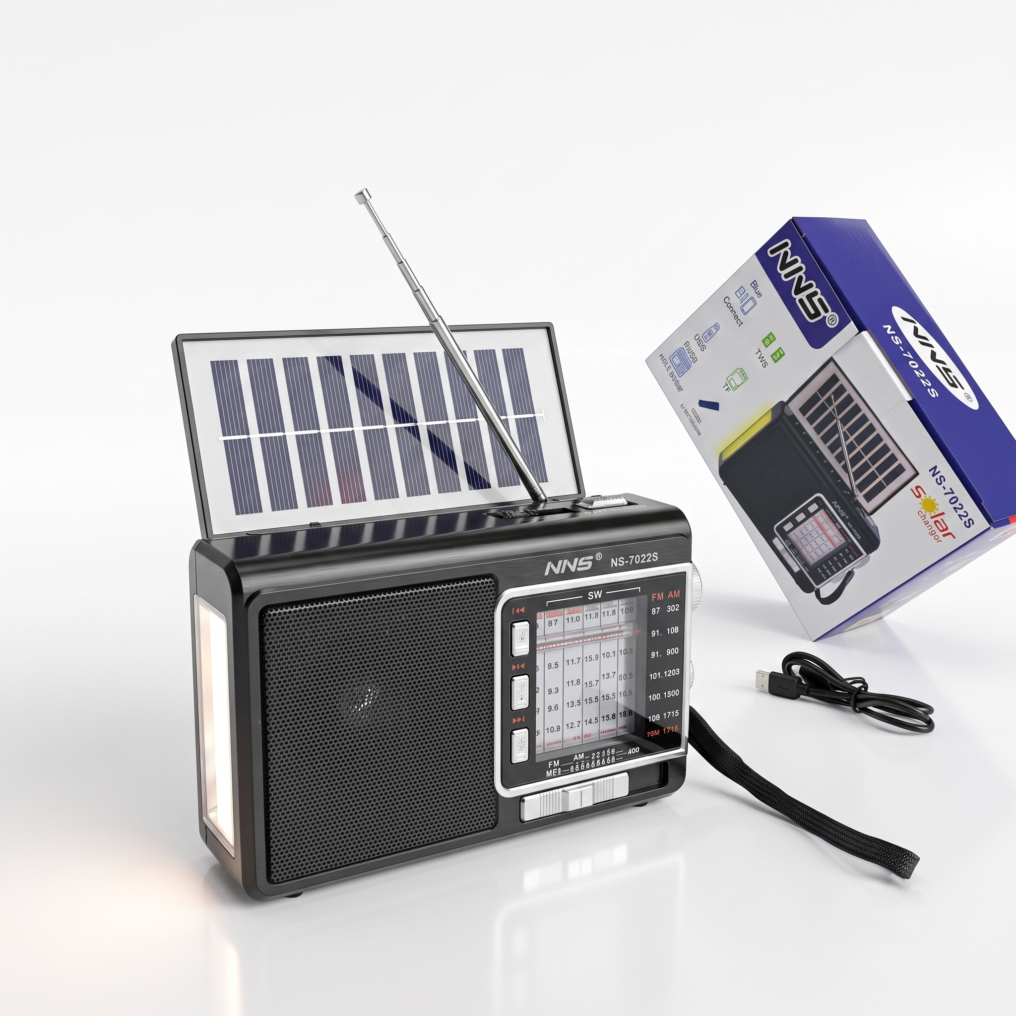 NNS Retro Bluetooth Speaker NS-7022S