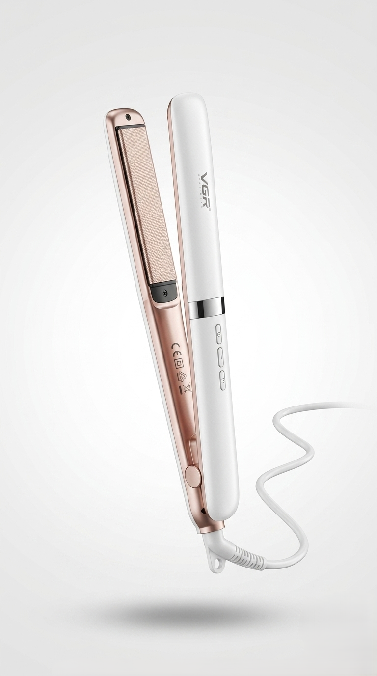 VGR Electric Power Cord Professional Flat Iron Hair Straightener V-522