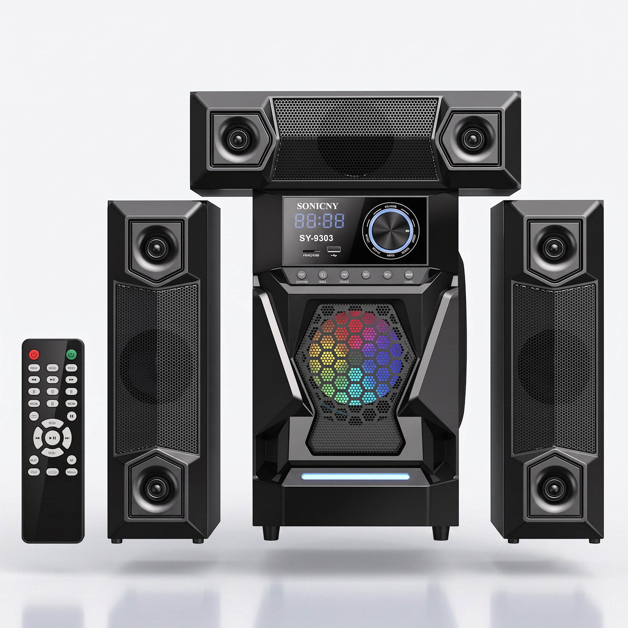 SONICNY 3.1 channel home theater speaker system SY-9303