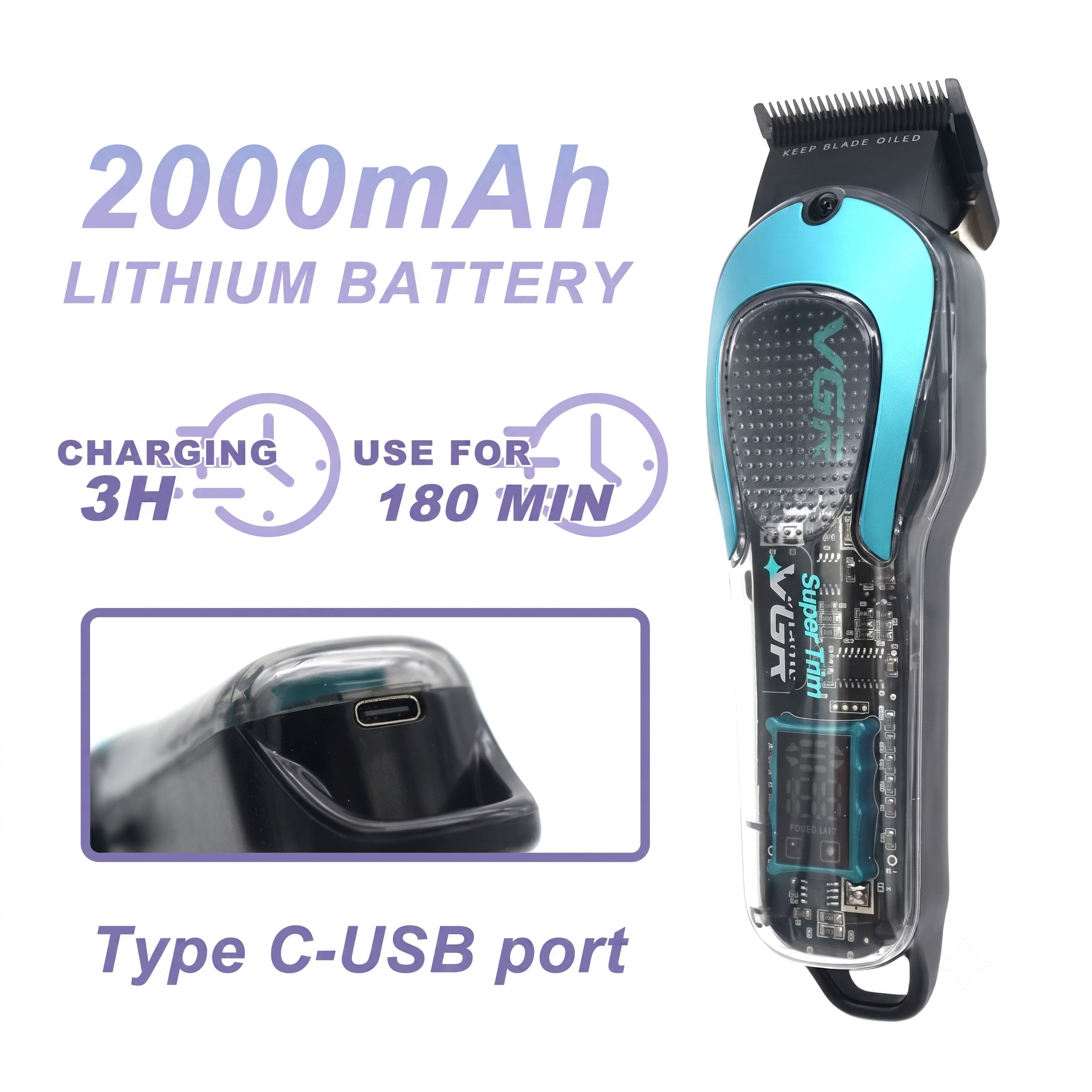 VGR hair cutting trimmer V-692
