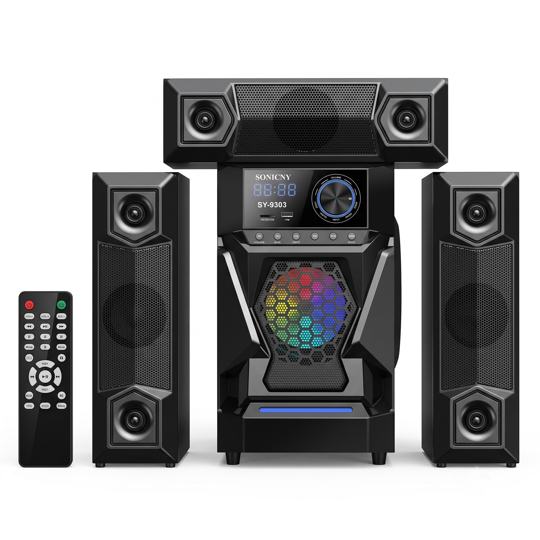 SONICNY 3.1 channel home theater speaker system SY-9303