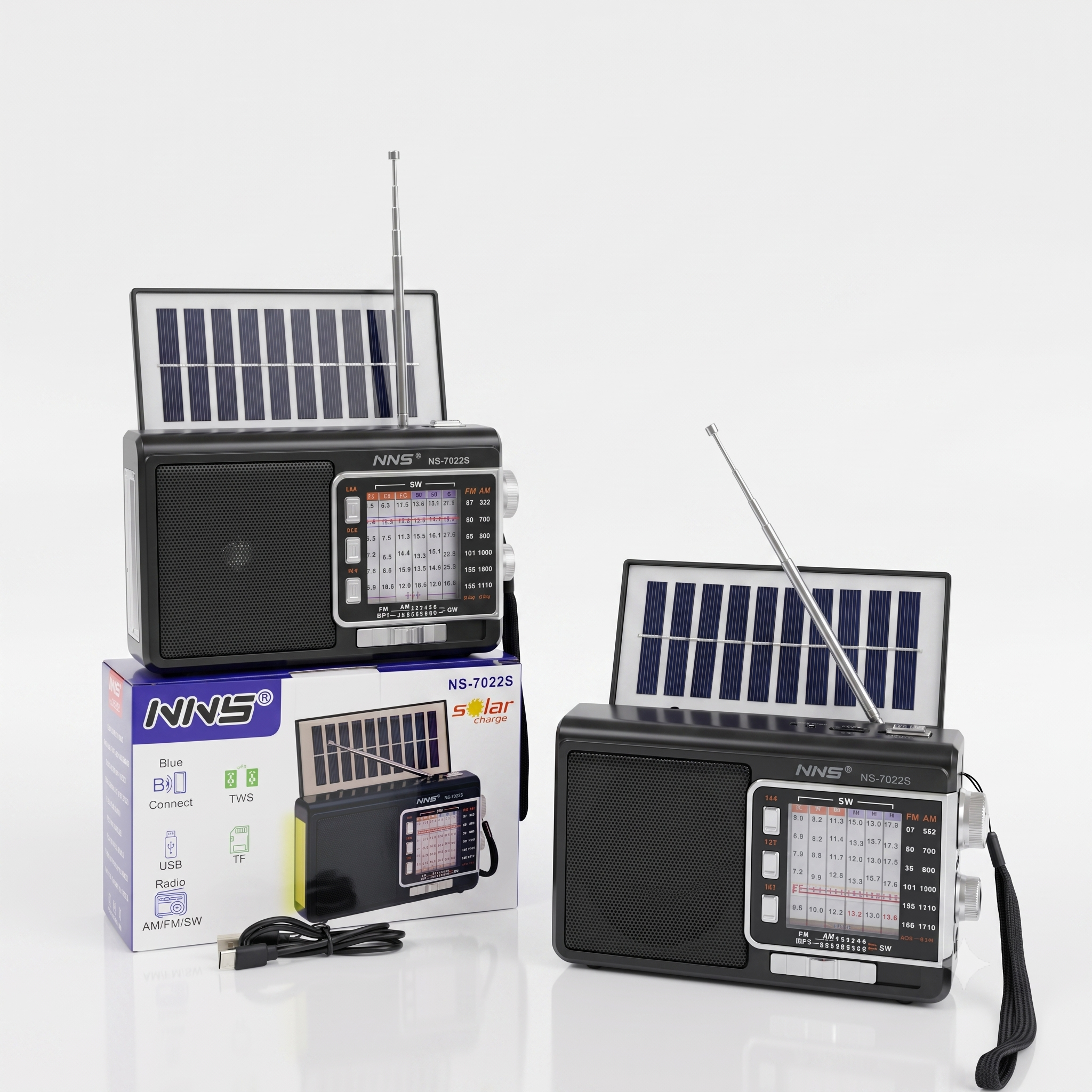 NNS Retro Bluetooth Speaker NS-7022S