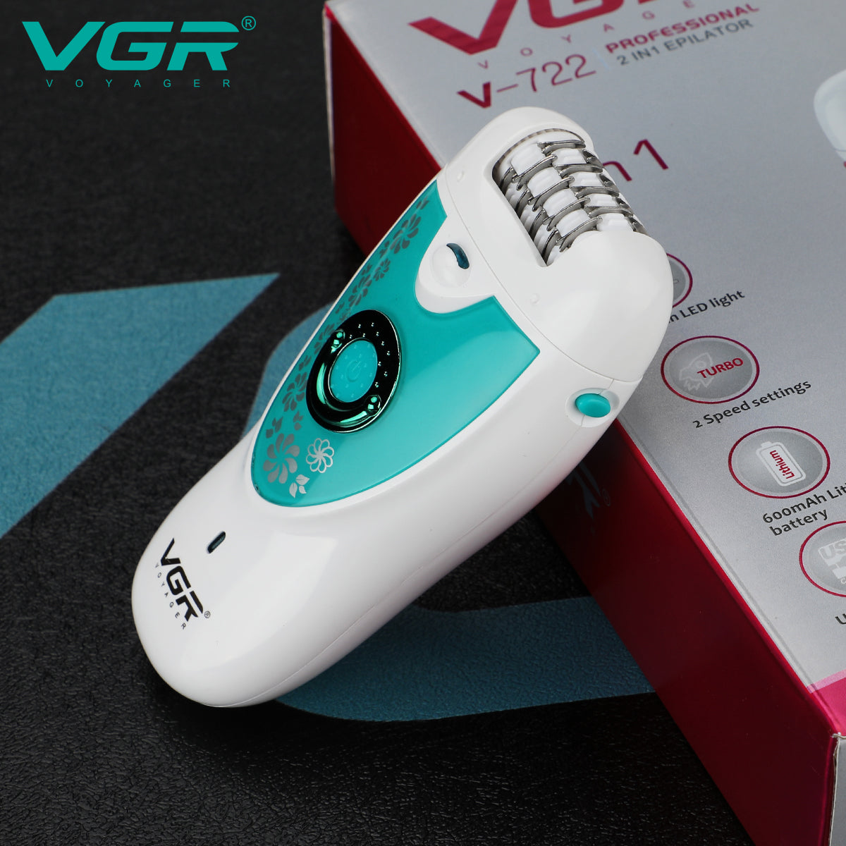 VGR rechargeable lady epilator V-722