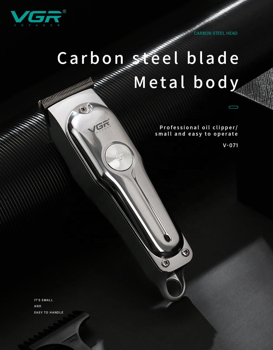 VGR high‑precision hair trimmer and clipper V-071