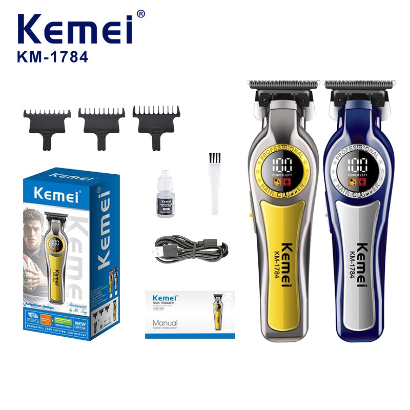 Kemei Cordless Hair Clipper Dual Colors KM-1784