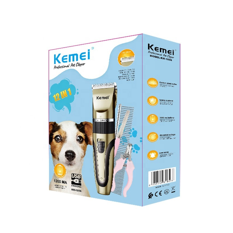 Kemei Grooming Clipper for Dogs and Cats KM-1056