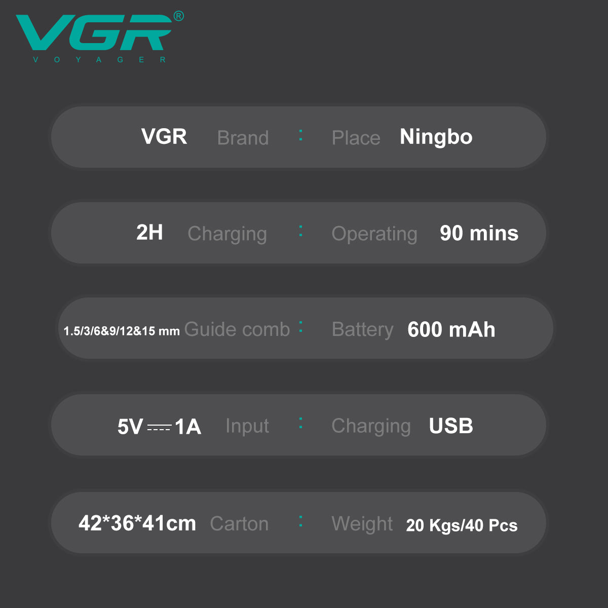 VGR trimmer and clipper V-938