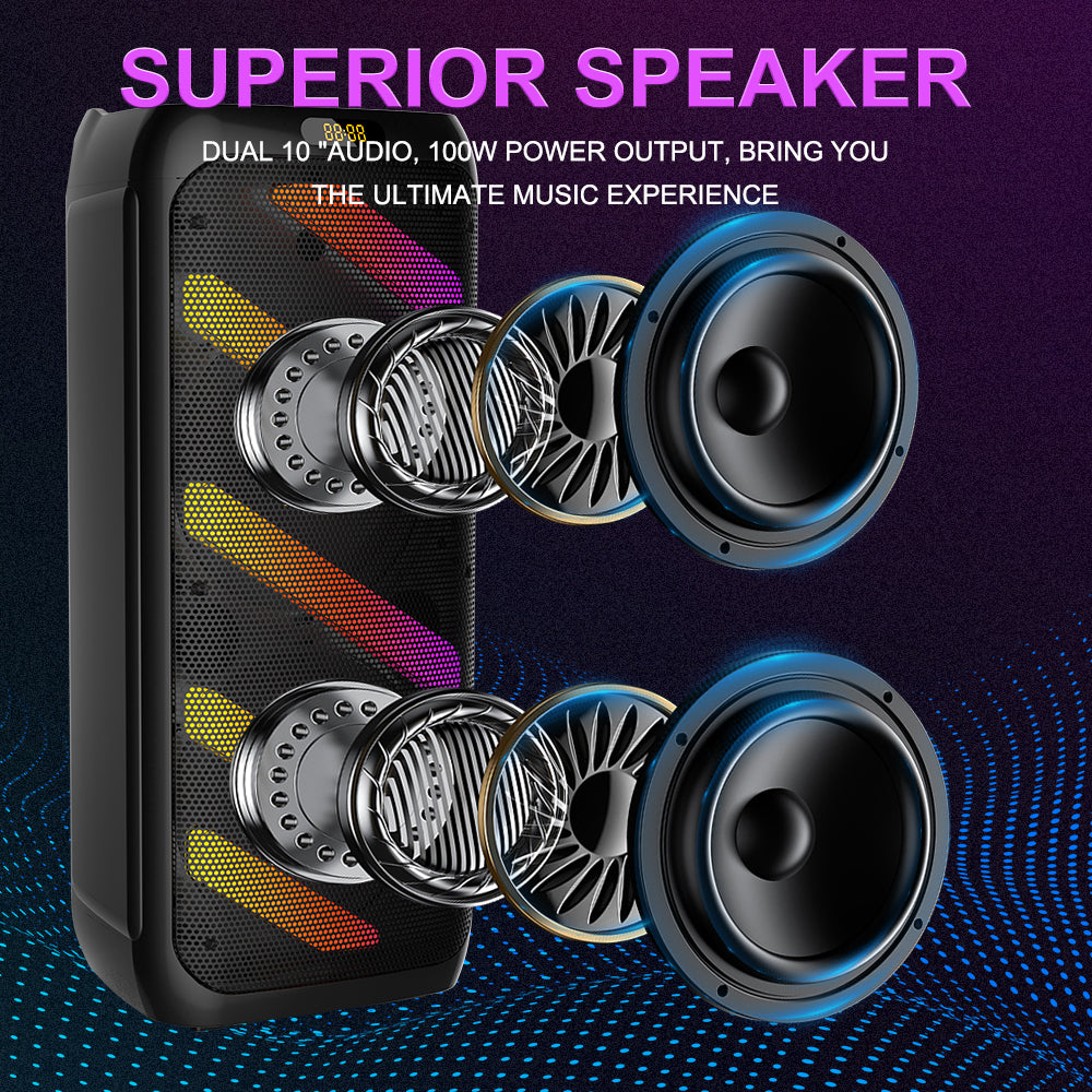 Sing‑E high‑power wireless karaoke speaker  ZQS10210