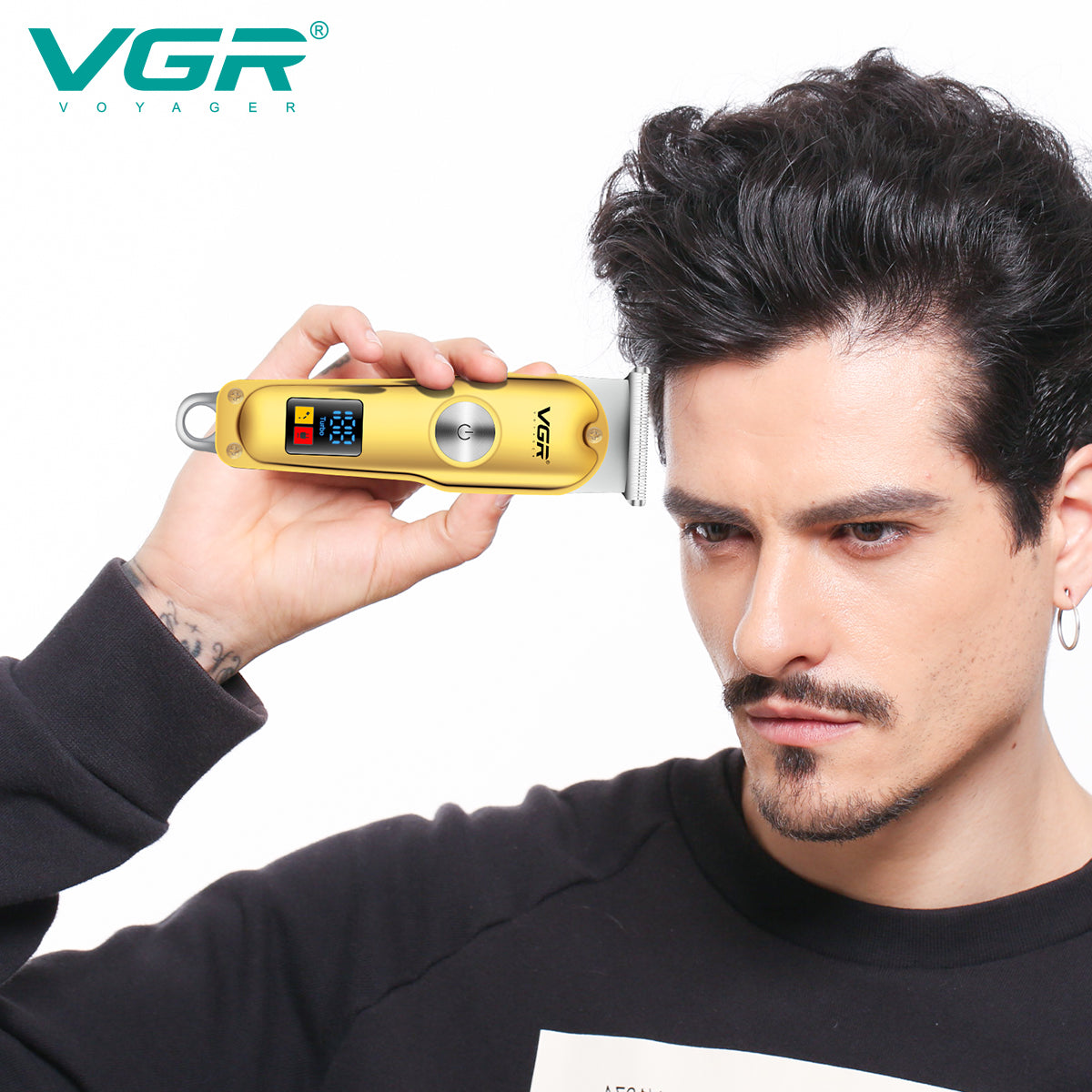 VGR salon‑grade hair clipper and trimmer V-290