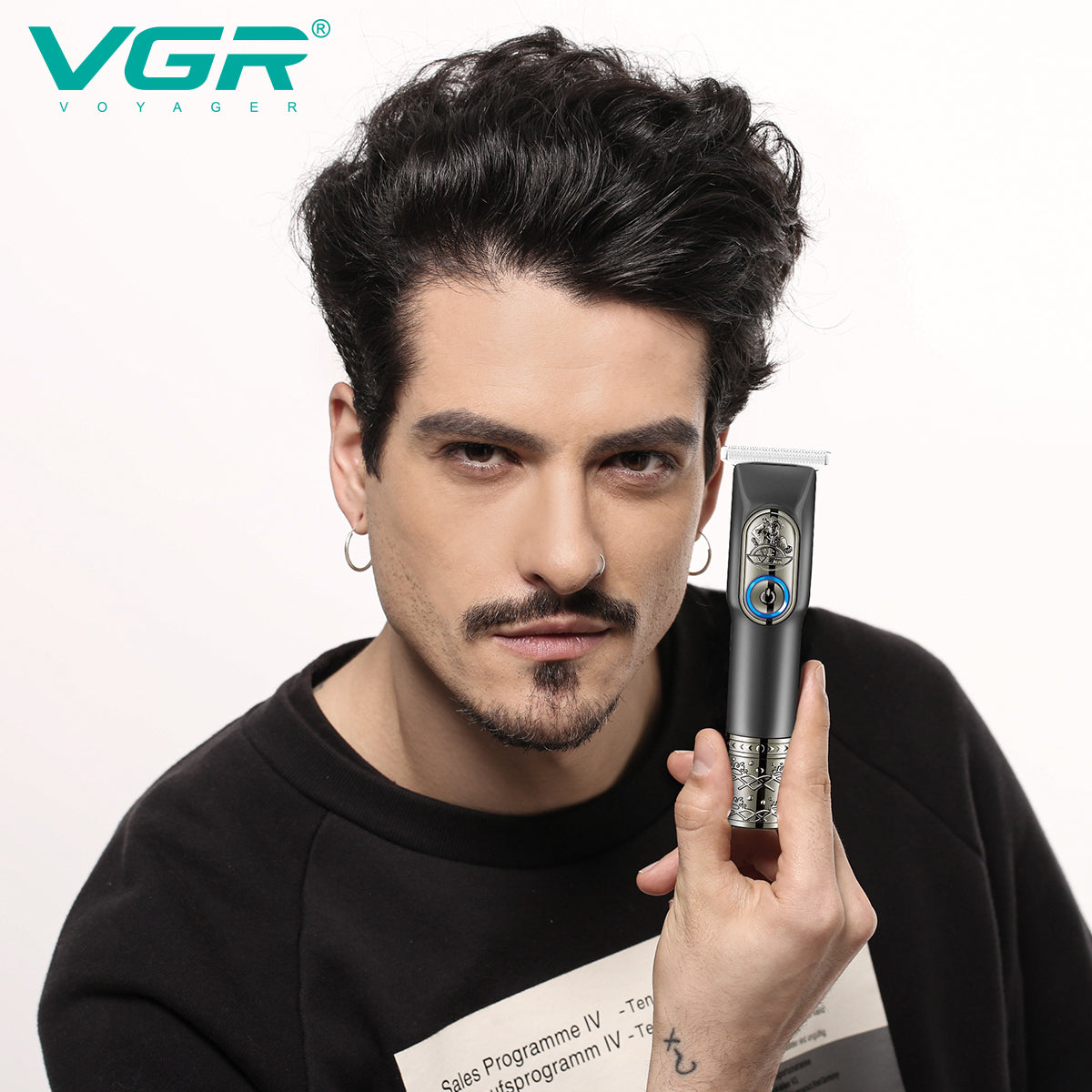 VGR cordless hair clipper and trimmer V-963