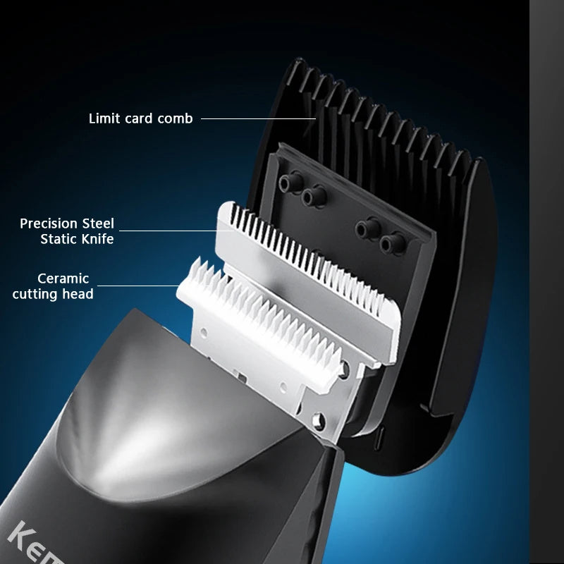 Kemei LCD Hair Clipper Cutting Machine KM-1840