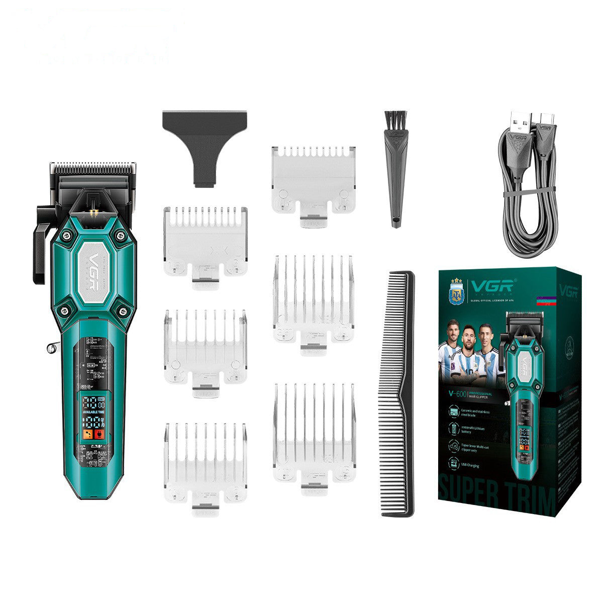 VGR hair clippers and beard trimmers V-600B&V-900B
