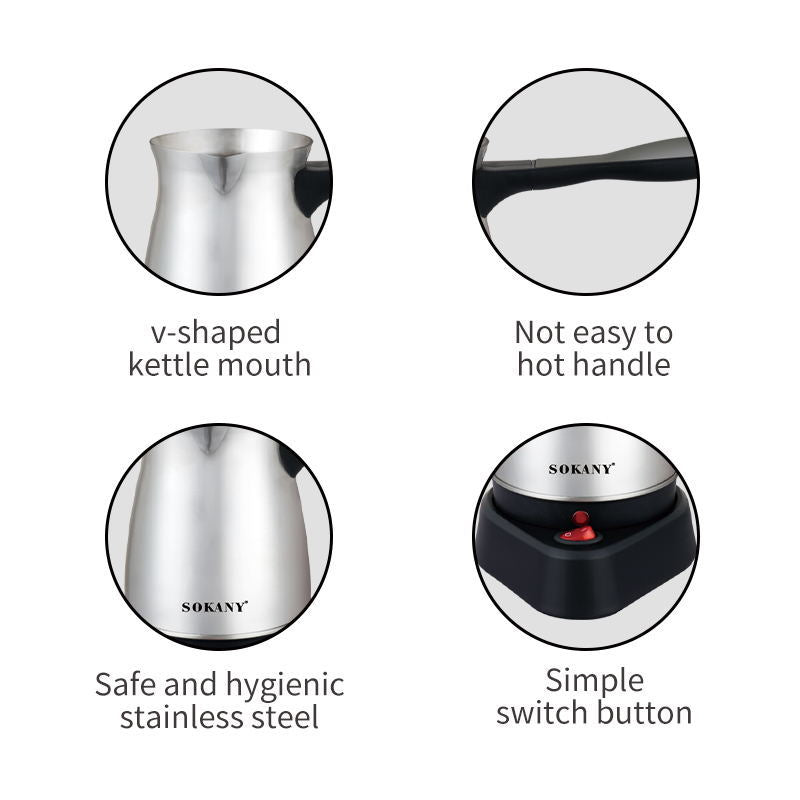 Sokany Electric Turkish Coffee Pot SK‑214