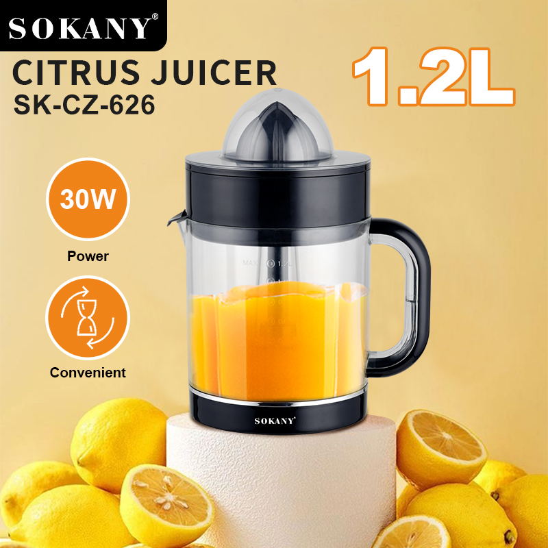 Sokany 1.2L Automatic Orange Juicer SK-CZ-626