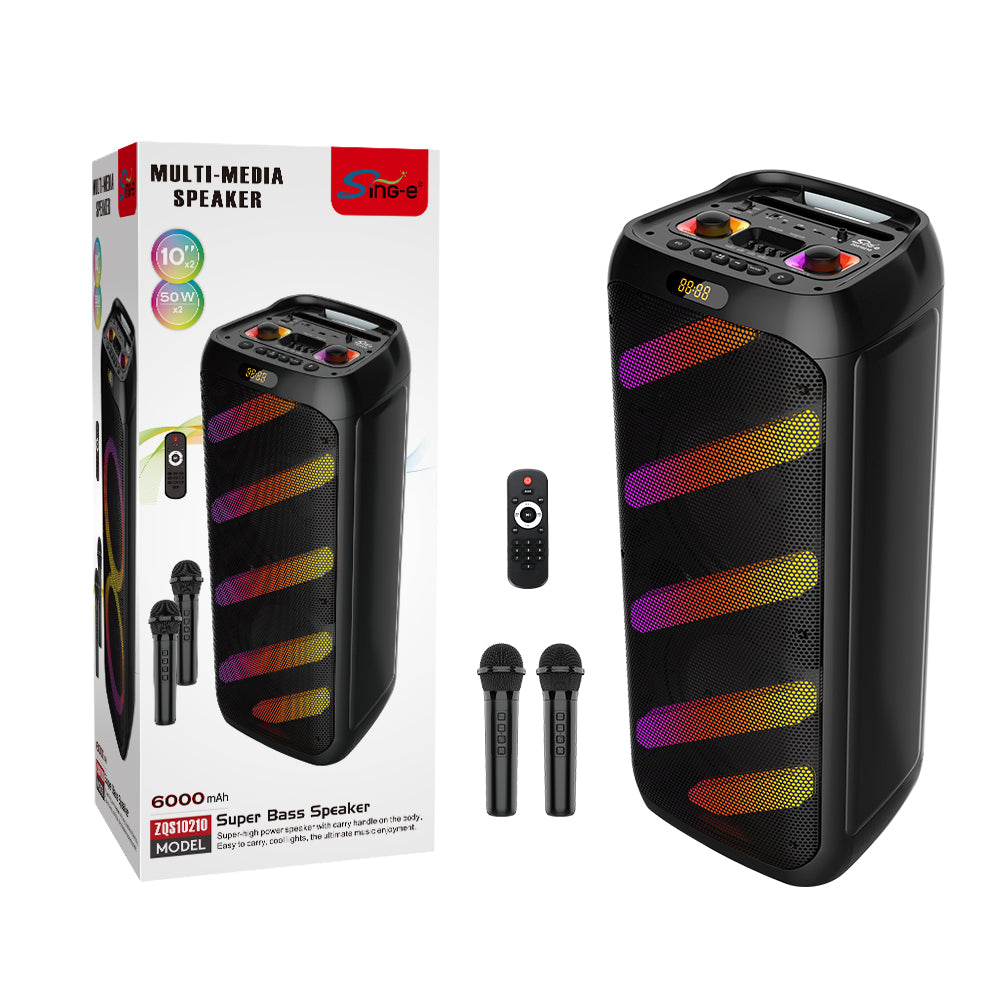 Sing‑E high‑power wireless karaoke speaker  ZQS10210