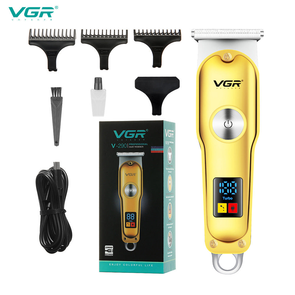 VGR salon‑grade hair clipper and trimmer V-290