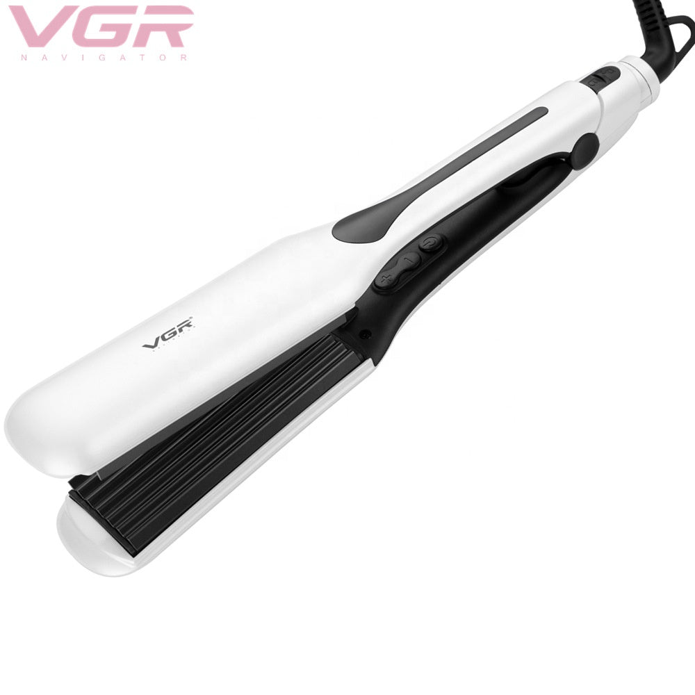 VGR Professional Ceramic Coated Plate LCD Display Hair Straightener V557