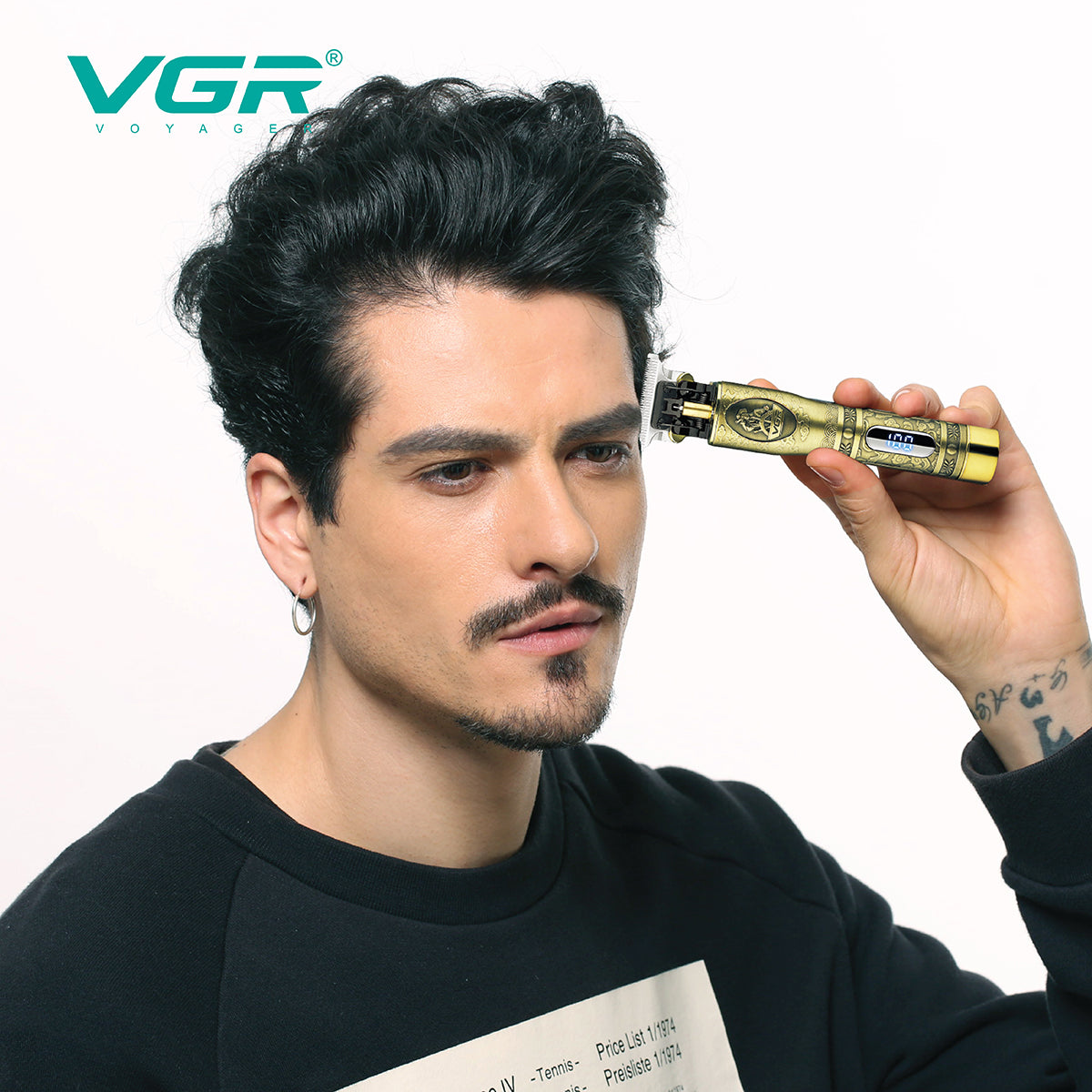 VGR hair clipper and beard trimmer V-091