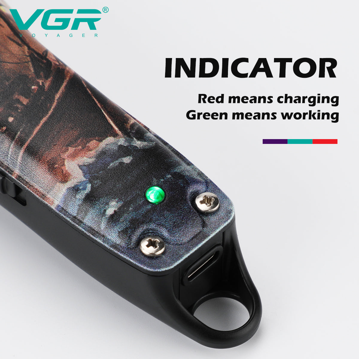 VGR electric hair clipper and beard trimmer V-953