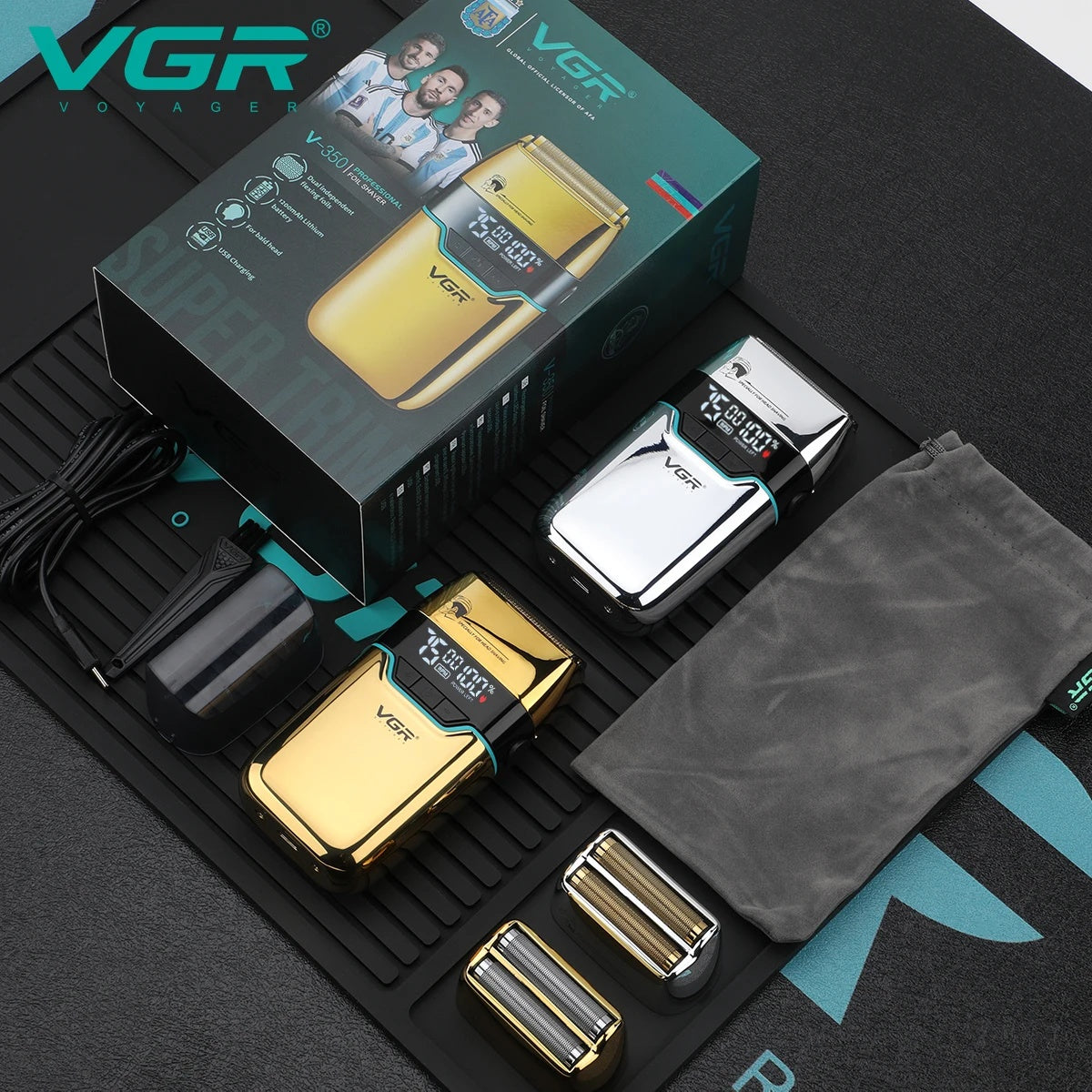 VGR foil shaver and beard trimmer V-350