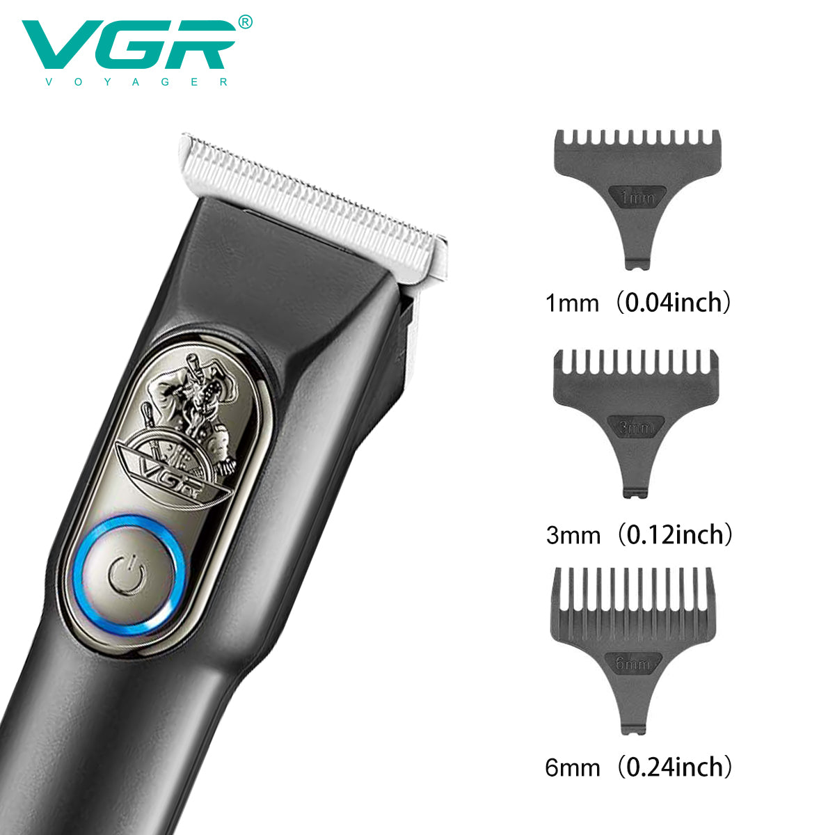 VGR cordless hair clipper and trimmer V-963