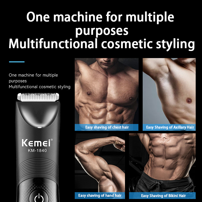 Kemei LCD Hair Clipper Cutting Machine KM-1840