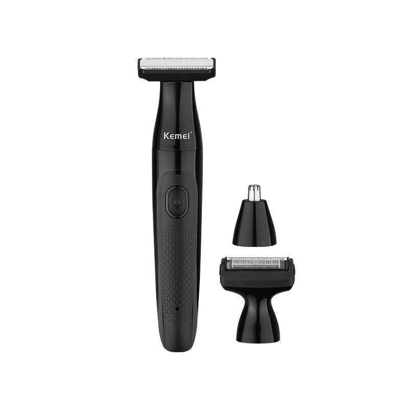 Kemei Waterproof 3‑in‑1 Electric Shaver Grooming Tool KM-114