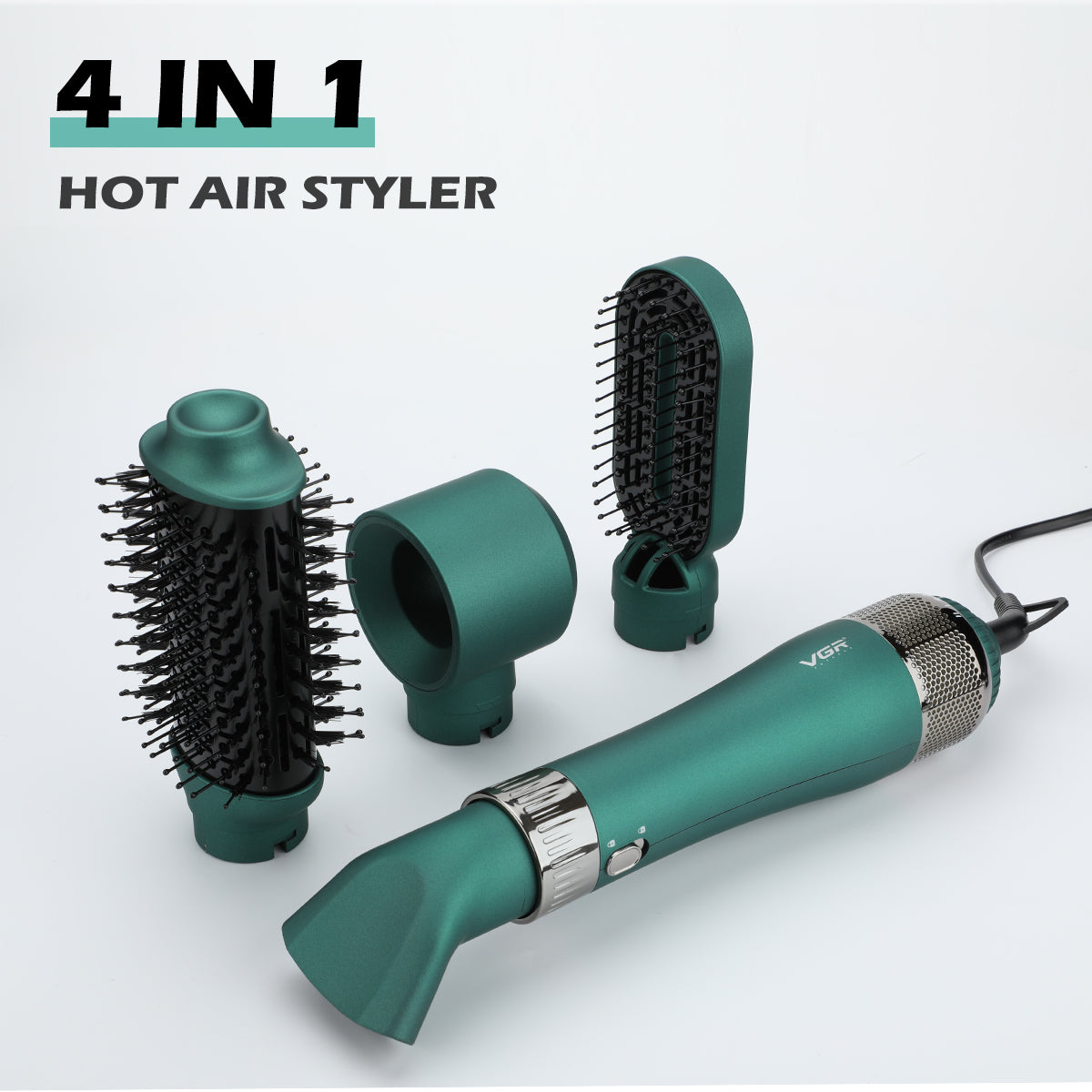 VGR Hair Dryer Brush 4 in 1 Hot Air Brush V-493