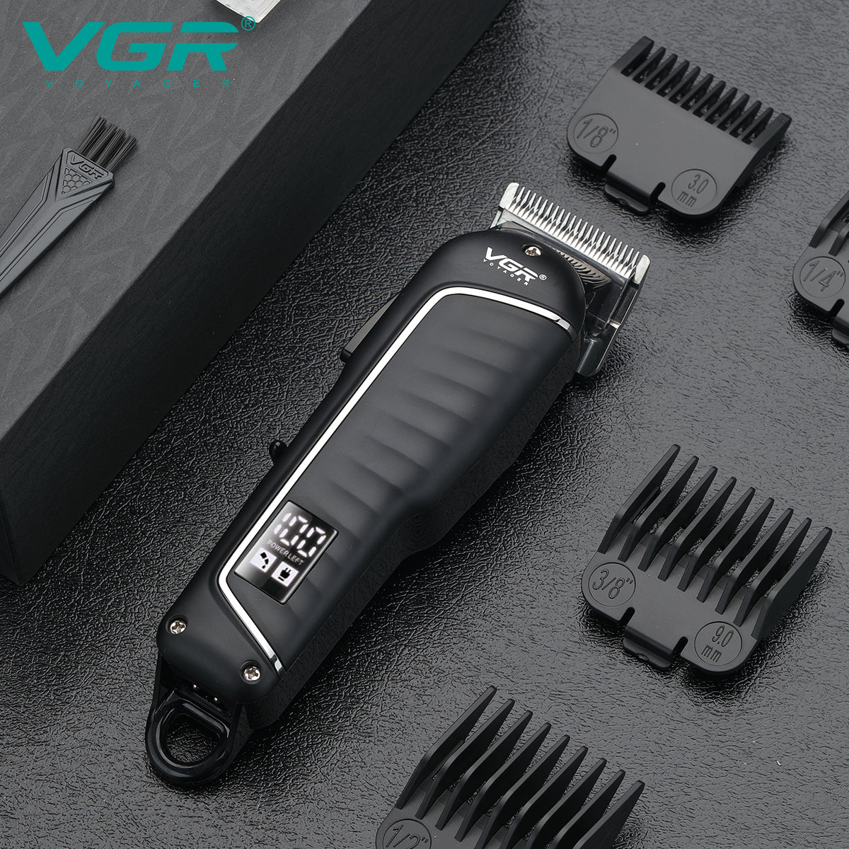 VGR barber‑grade hair trimmer and clipper V-683