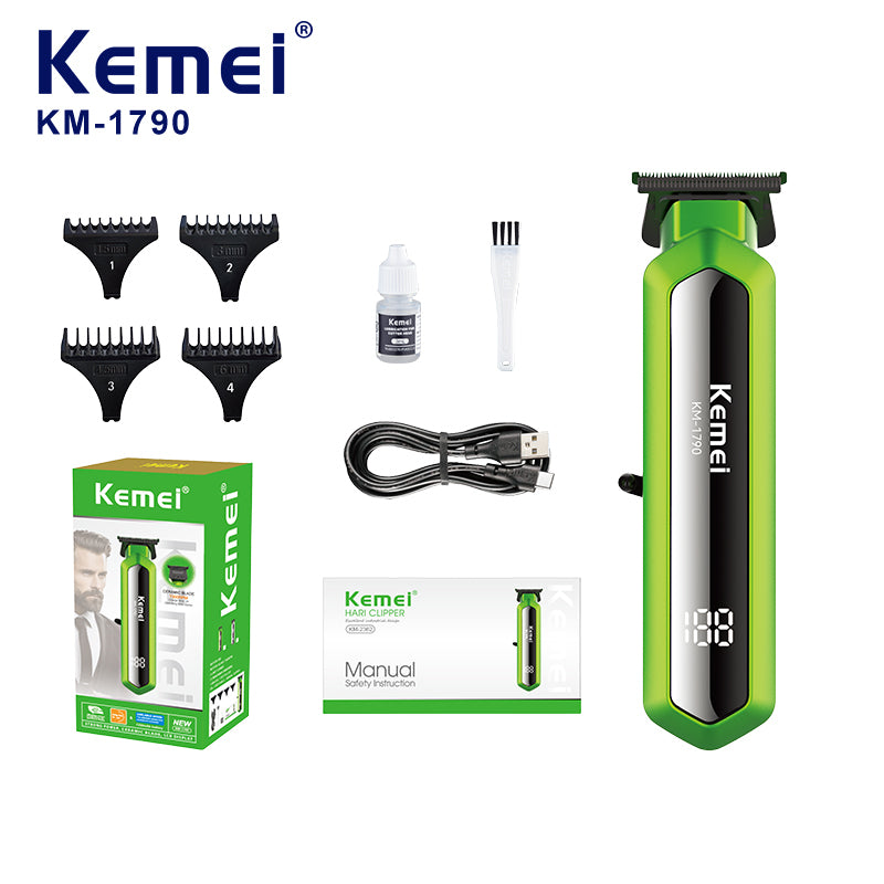 Kemei Hair Clipper LCD Display KM‑1790