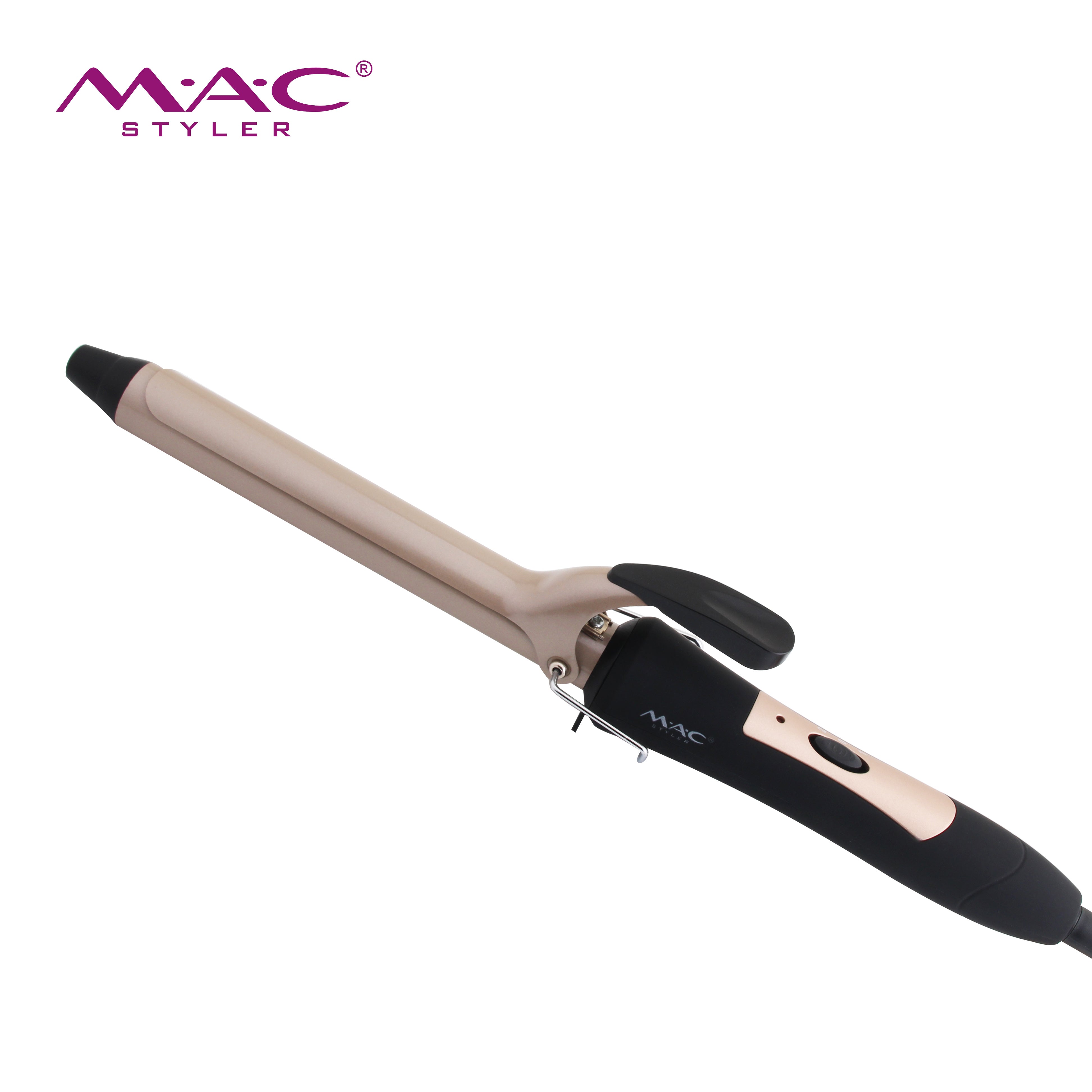 Styler Professional Electric Curling Wand Iron 25mm 2-Temperature Settings LCD Display