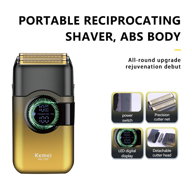 Kemei Electric Shaver Waterproof Beard Trimmer KM-T389