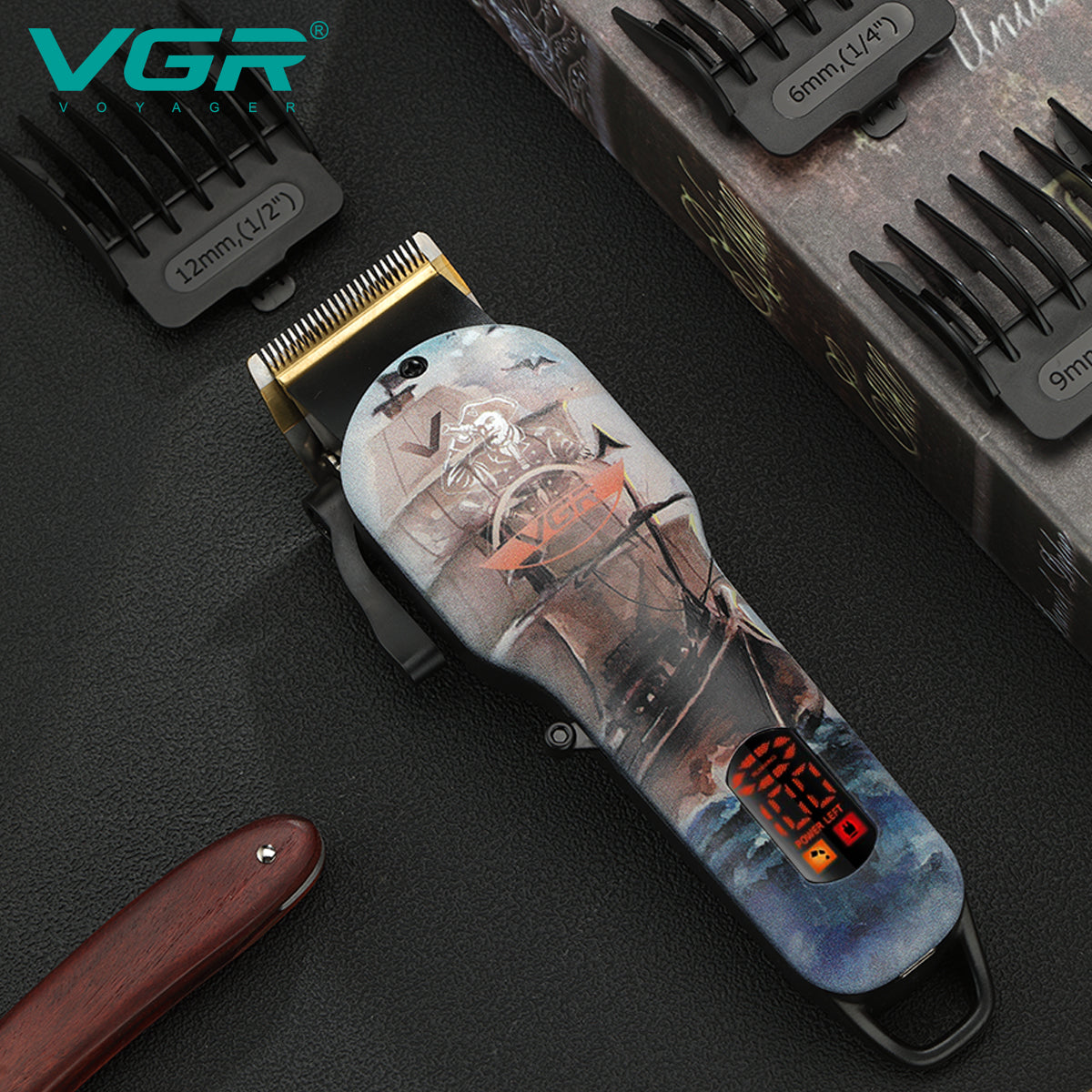 VGR hair cutting machine and electric trimmer V-689