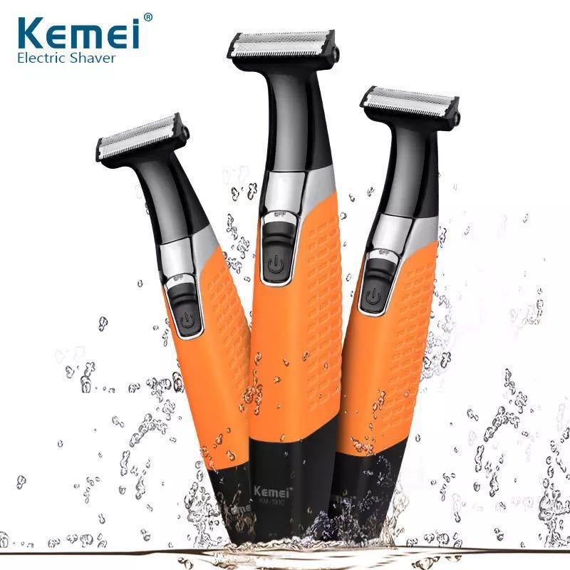 Kemei Waterproof 3‑in‑1 Electric Shaver Beard & Eyebrow Trimmer KM‑1910