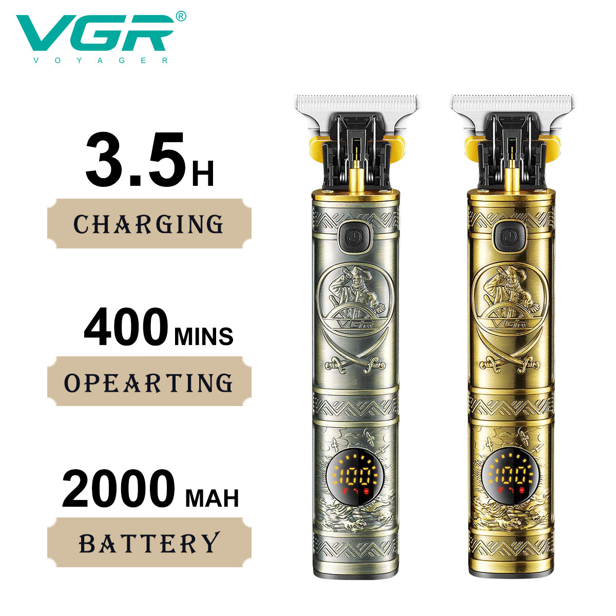 VGR hair cutting machine and beard trimmer V-097