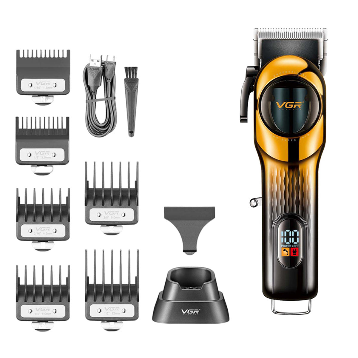 VGR hair cutting machine and beard trimmer V‑166