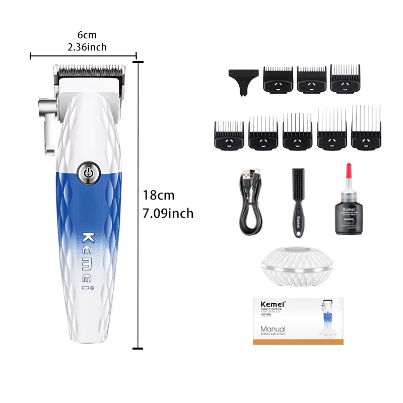Kemei Hair Clipper Wireless Charging Dock KM-1689A