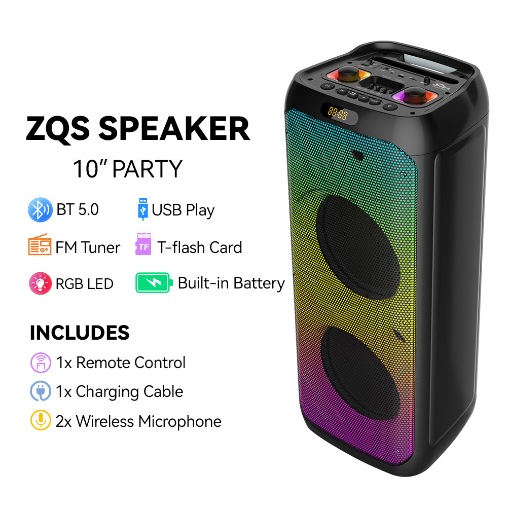 Sing-e multi‑functional wireless speaker ZQS‑10208