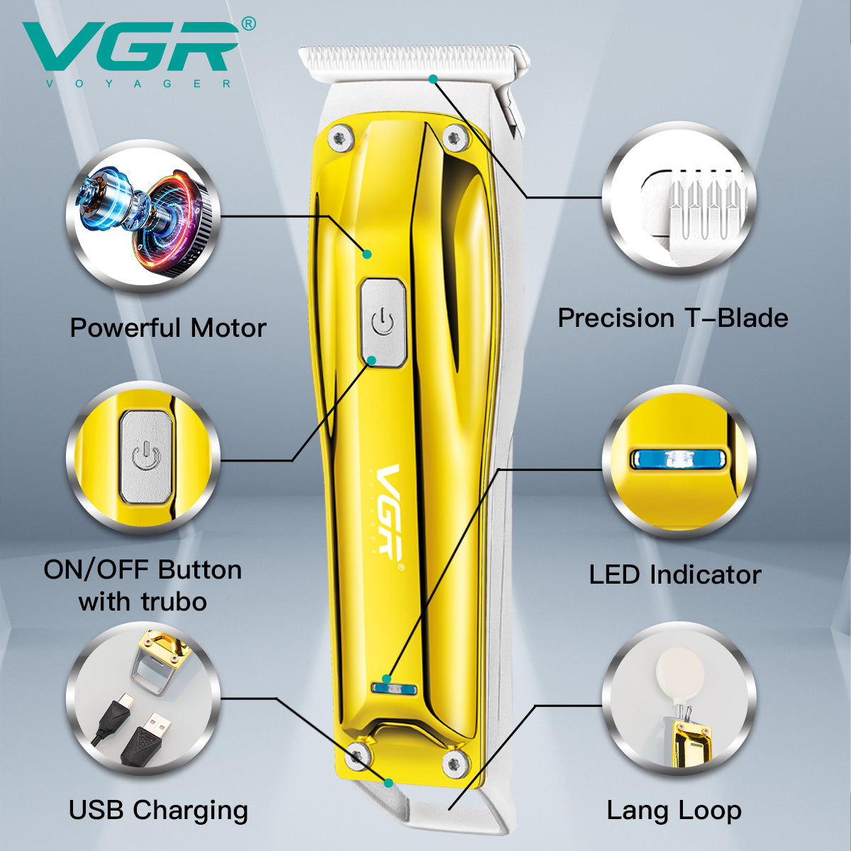 VGR hair cutting machine and trimmer V-955