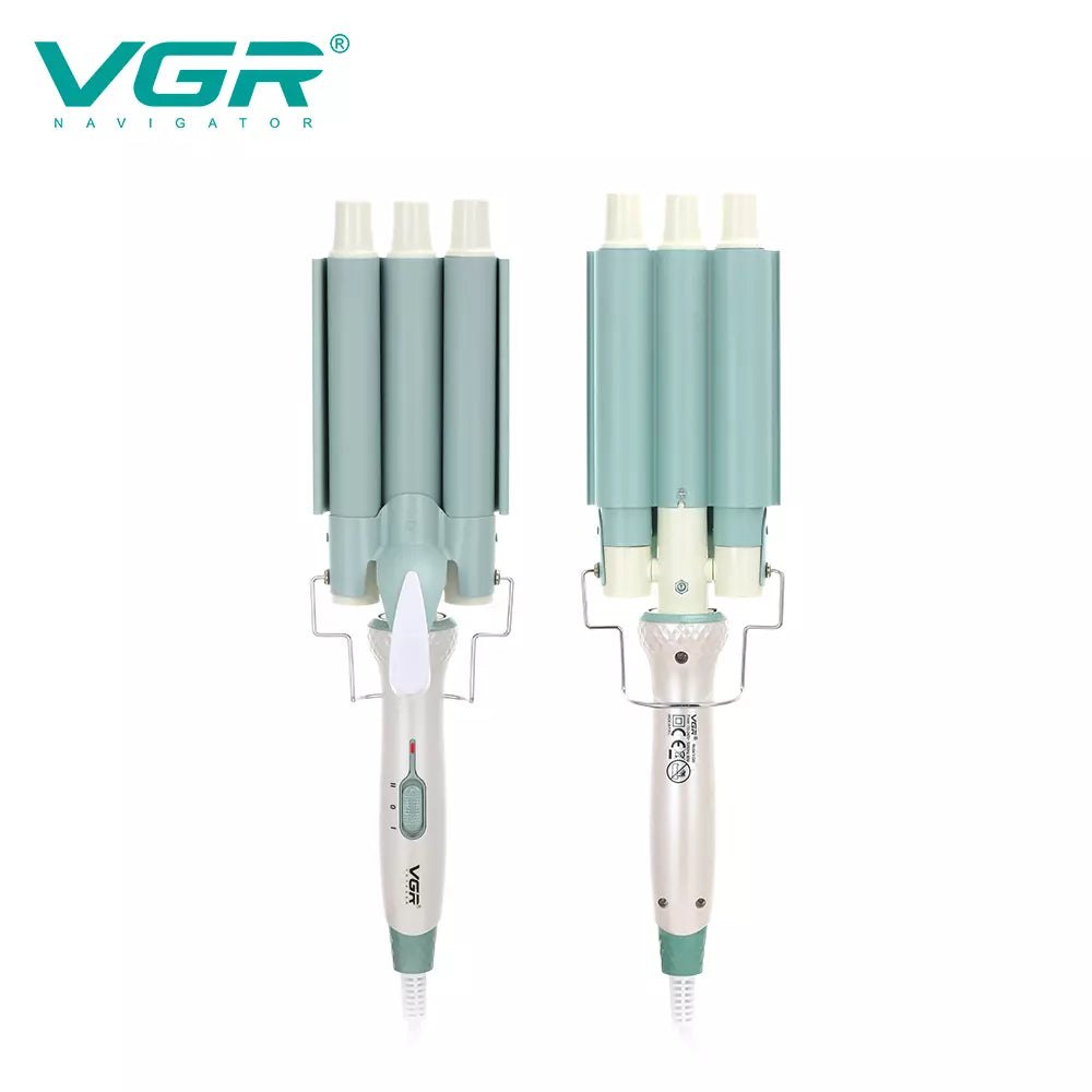 VGR Wavy Hair 3 Barrels Curling Iron V-595