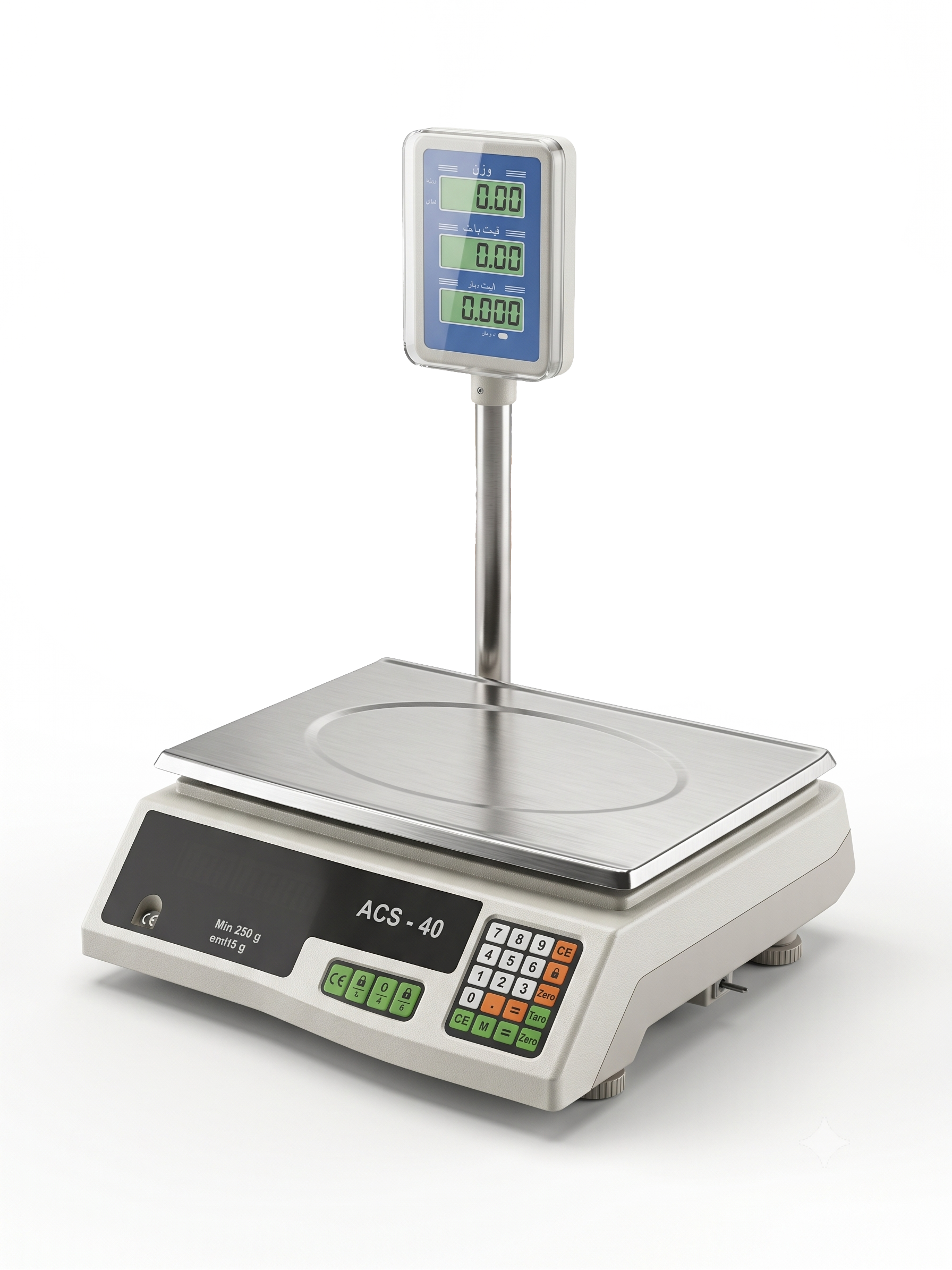 Digital Food Scale with Elevated Pole Display (Model ACS-40)