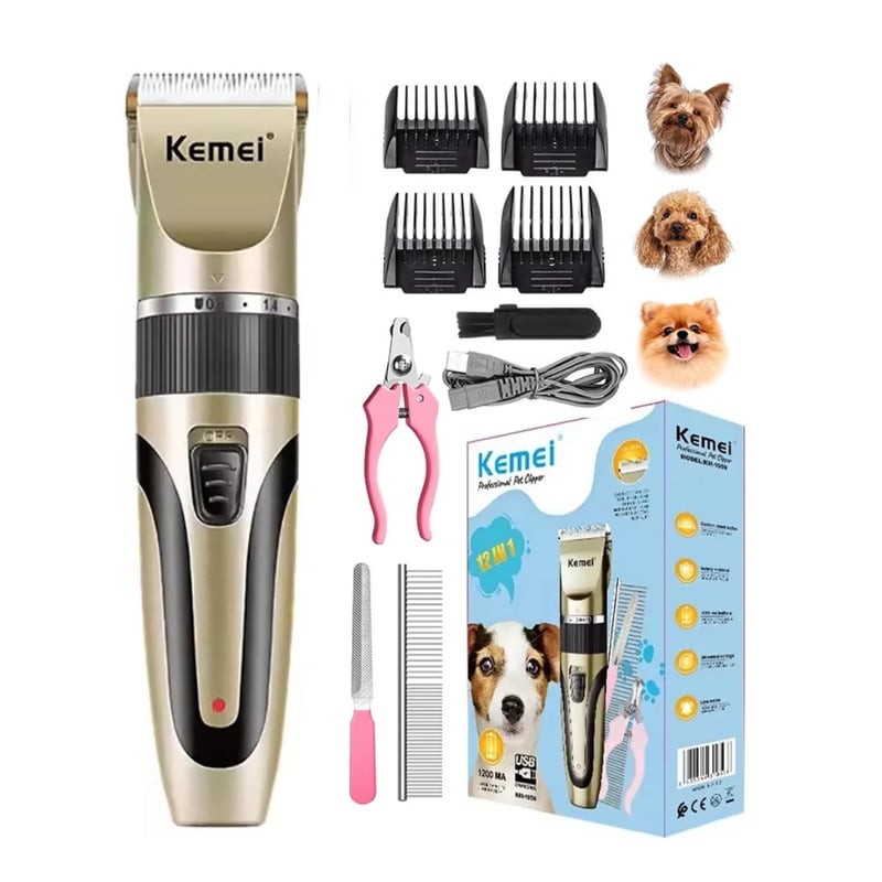 Kemei Grooming Clipper for Dogs and Cats KM-1056