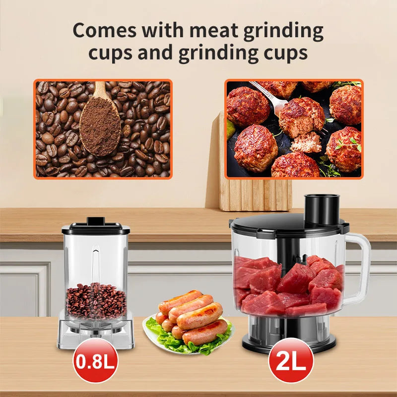 Sokany Multifunctional Food Processor with 6600W Power SK-3333