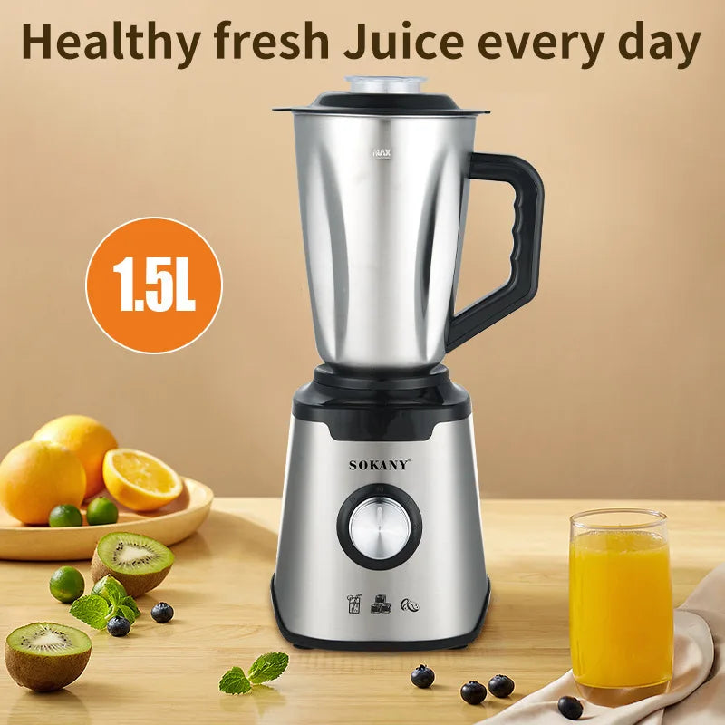 Sokany Mixer Blender with Unbreakable Jar and 1.5L SK-189