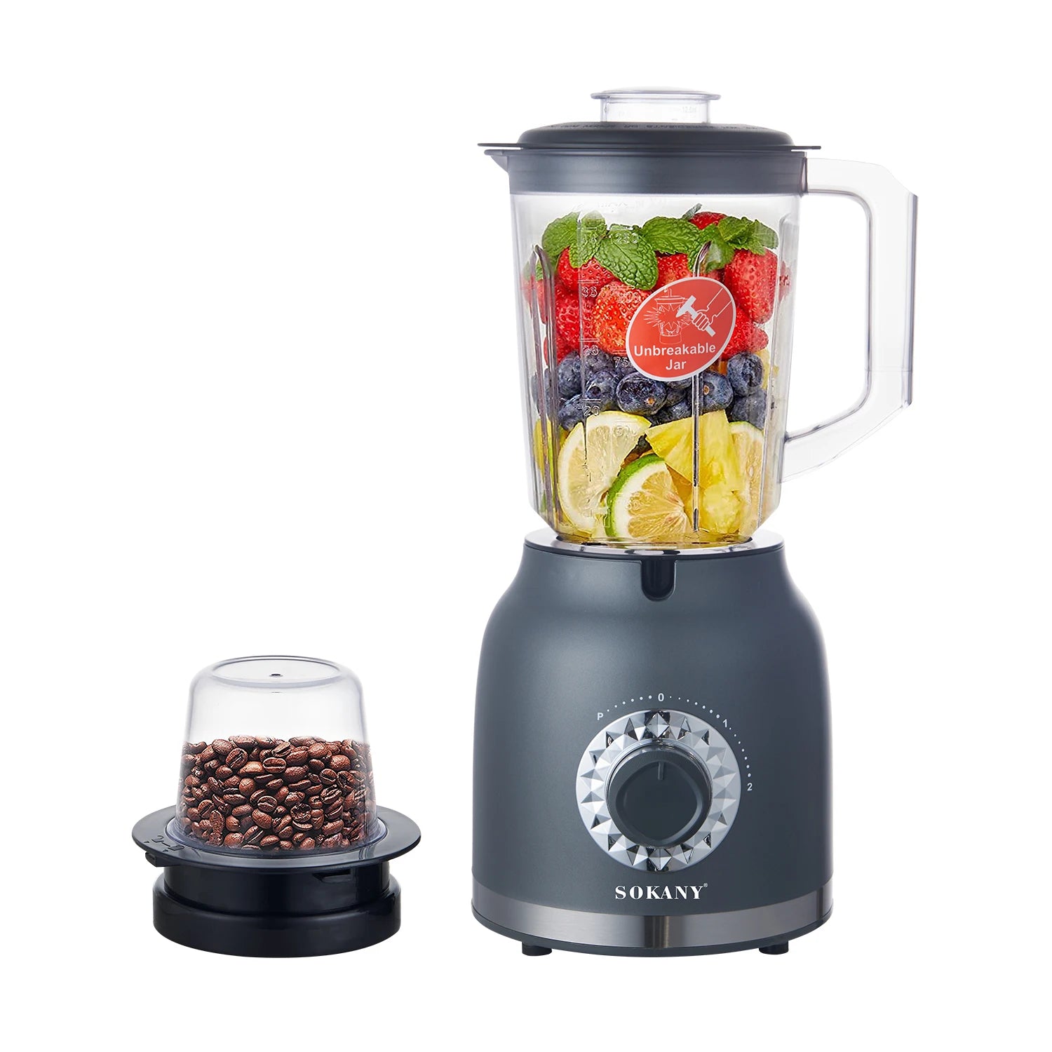 Sokany Mixer Blender with Unbreakable Jar and 1.5L Capacity SK-03019