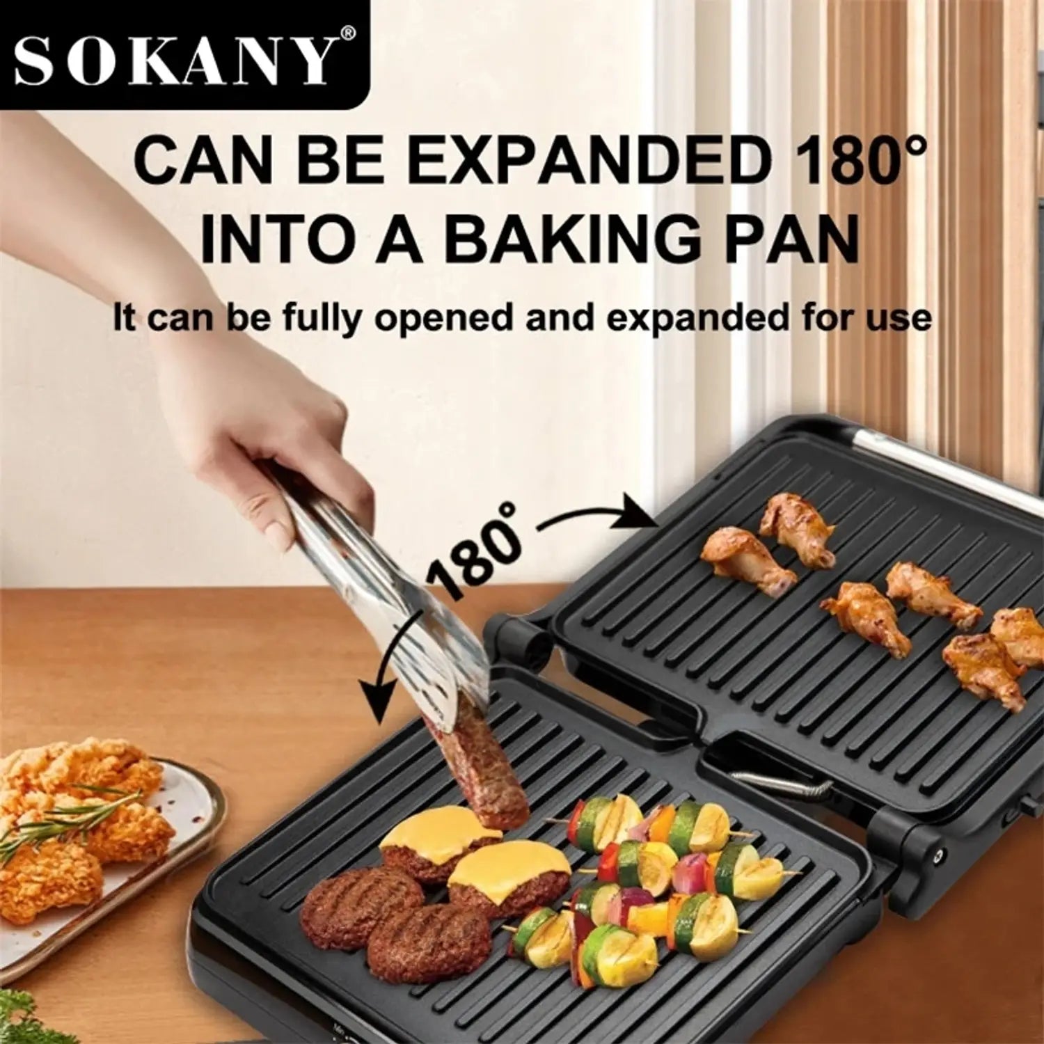 Sokany Electric Grill Maker SK‑08047