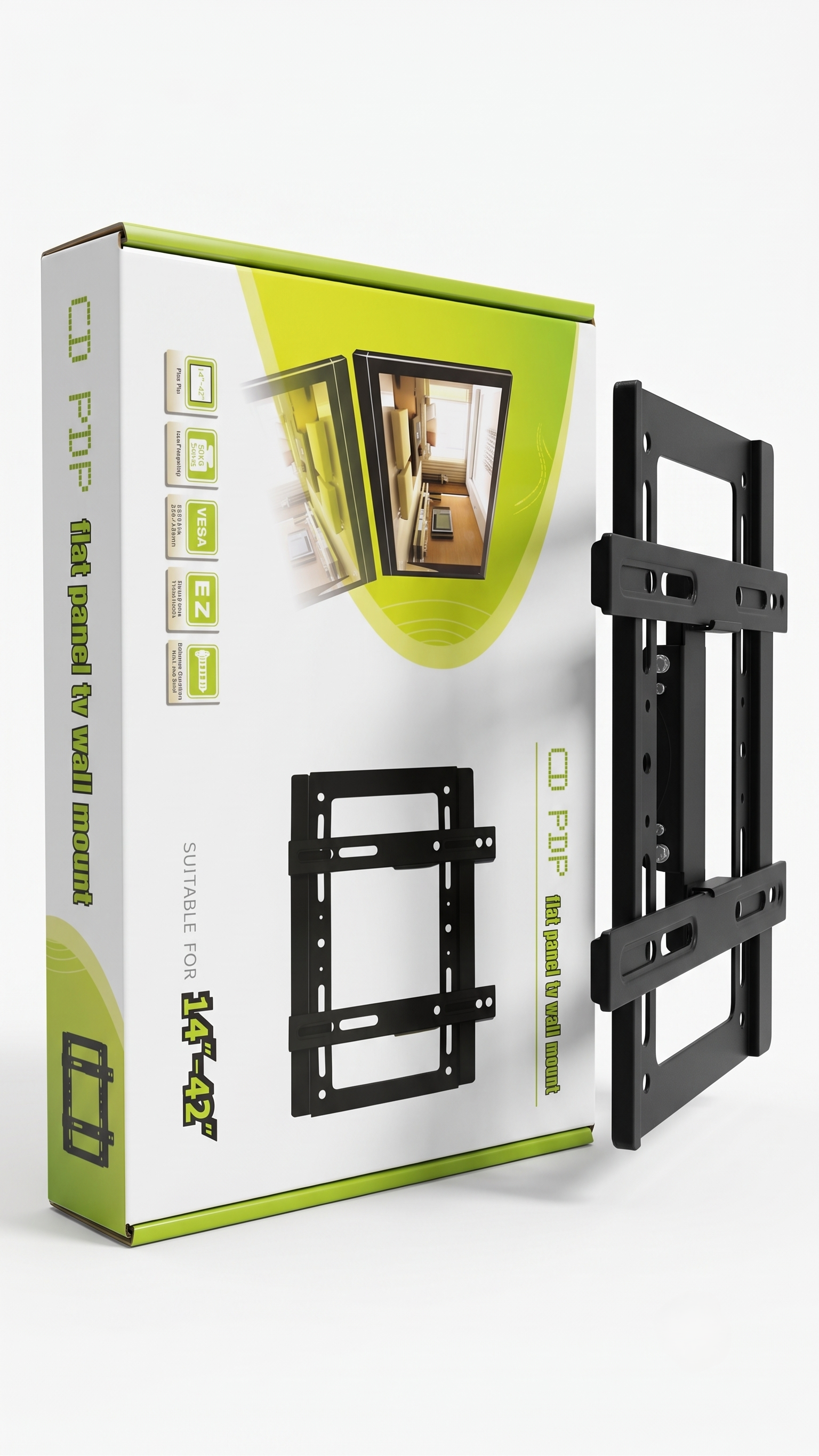 Compact Flat Panel TV Wall Mount for 14" to 42" inches Screens