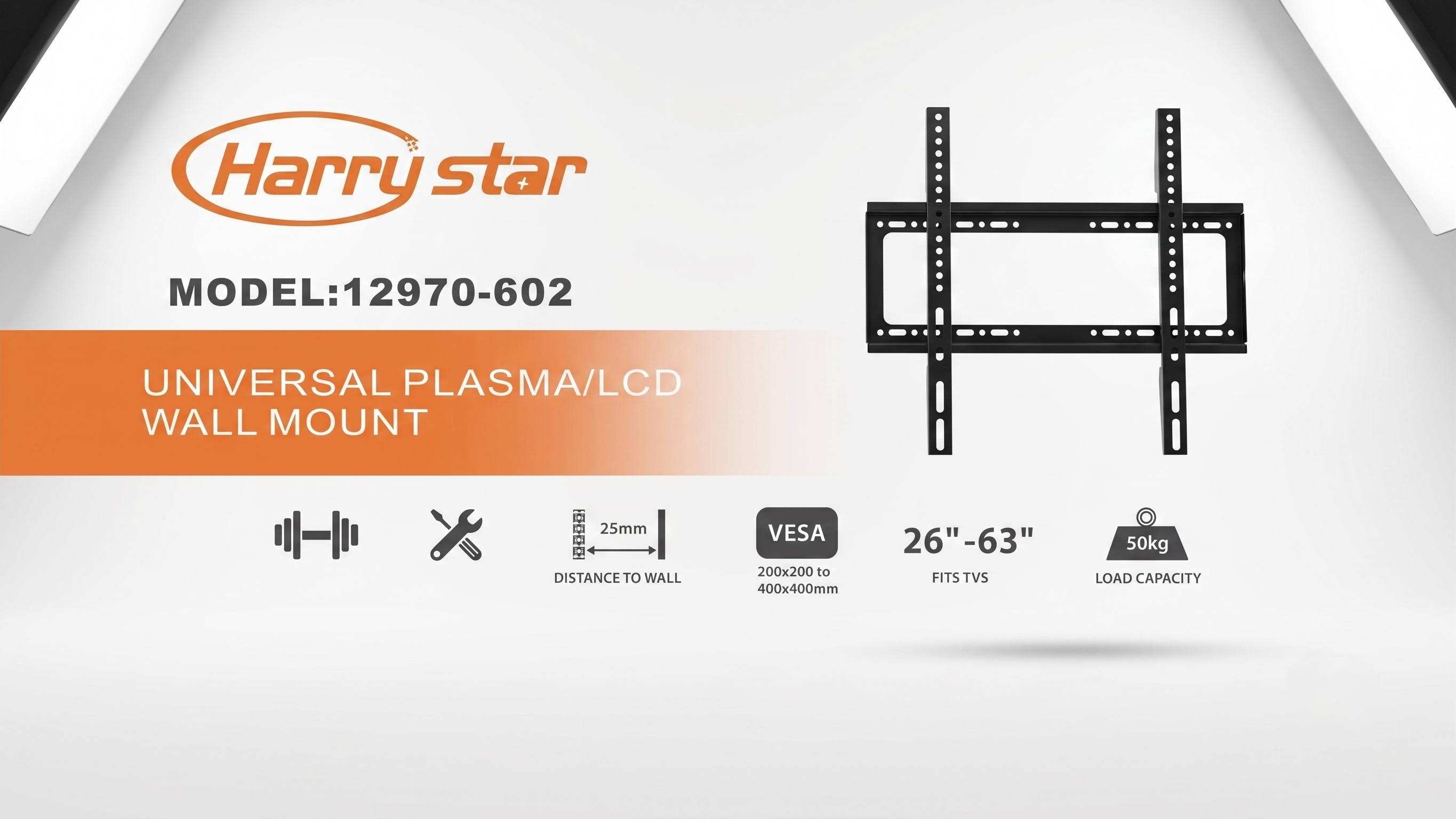 TV Wall Mount Universal for 26" to 63" Inches Plasma & LCD Screens